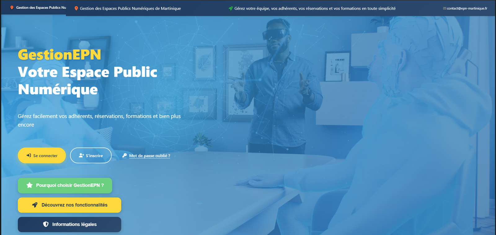 Accueil GestionEPN : espace public numérique